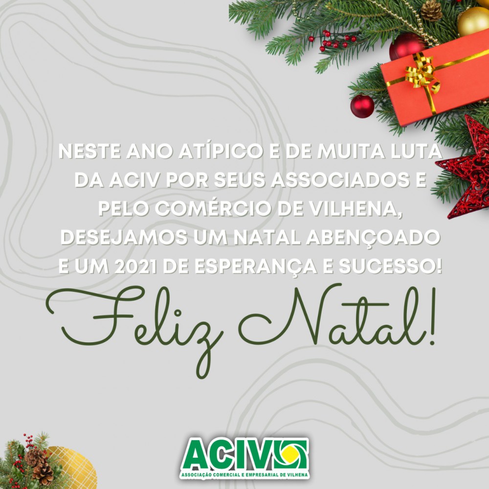 Feliz Natal e próspero Ano Novo! - Diretoria de Gestão de